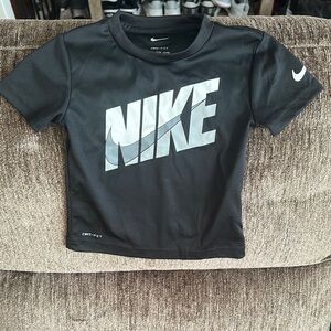 Nike Kids Black Dri-FIT T-Shirt and Shorts Set